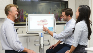 At Andrews Braces in Sparks, Nevada we use cutting edge technology. Left to right: Dr. Kevin, Dr Philip and Dr. Kat